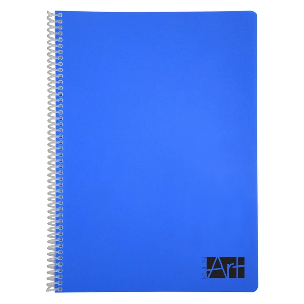 Kulinart Pp Kapak Spiralli Çizgili Defter 160 Yaprak