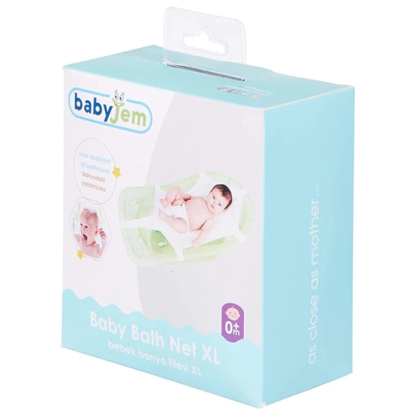 Bebek Havlu Banyo Filesi Büyük XL Beyaz - 3