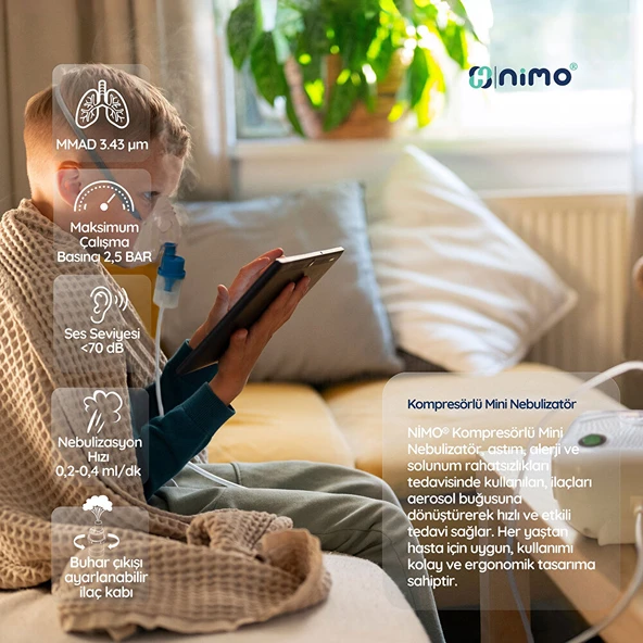 Nimo Mini Komp. Nebulizatör - 2