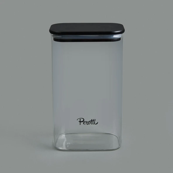 Porter Saklama Kabı - Siyah / Şeffaf - 1,5 lt - 2