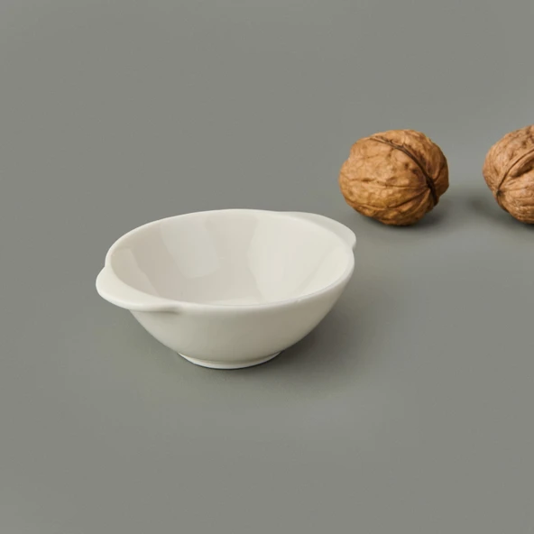 Porselen Sosluk - Beyaz - 6 cm - 2