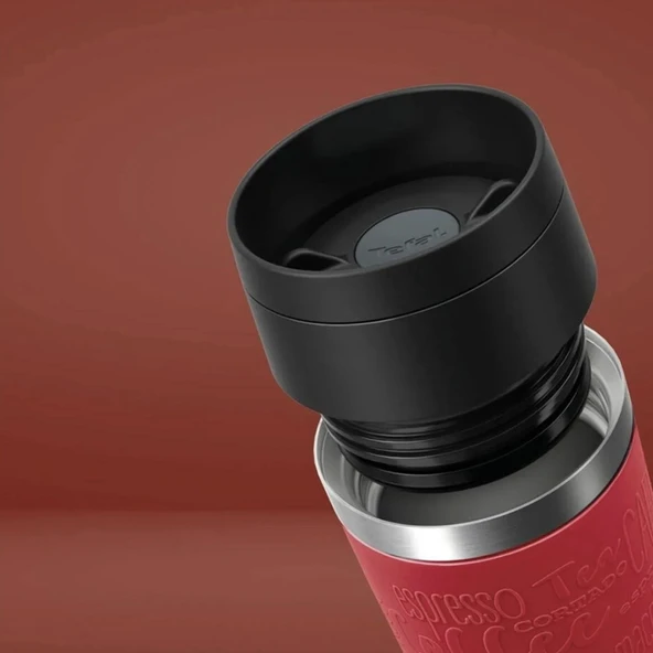 Travel Mug Termos - Kırmızı - 360 ml - 2