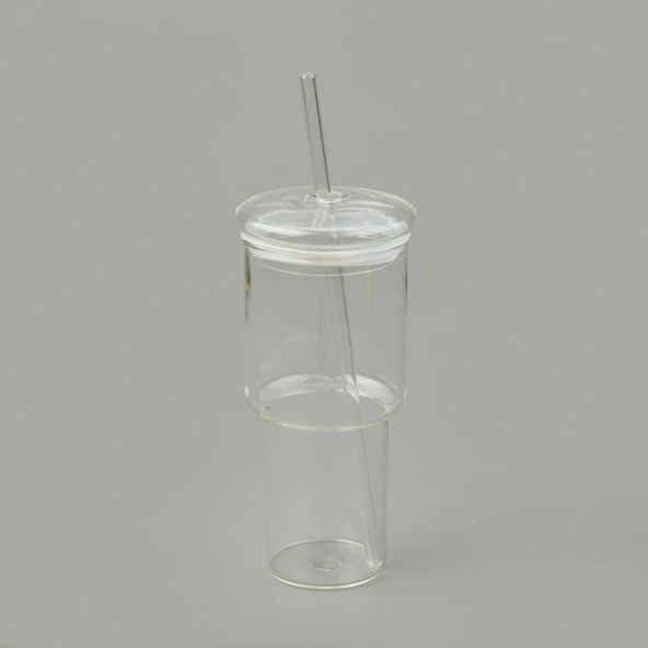 Cam Pipetli Bardak - Şeffaf - 1 lt - 3