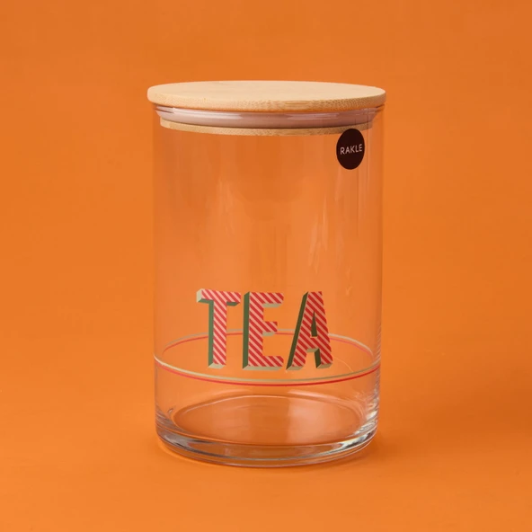 Dia Retro Kapaklı Cam Kavanoz - Renkli - 1050 ml