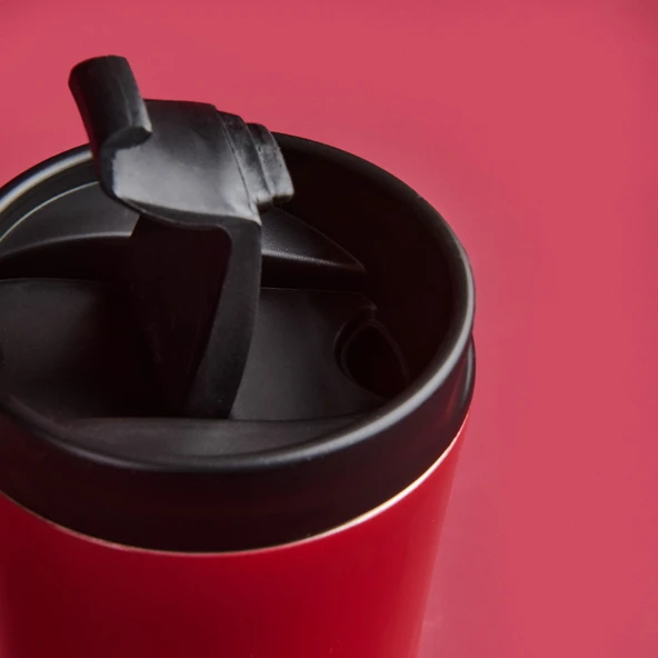 A638-01 Freedom Colours Termos - Kırmızı / Siyah - 550 ml - 3