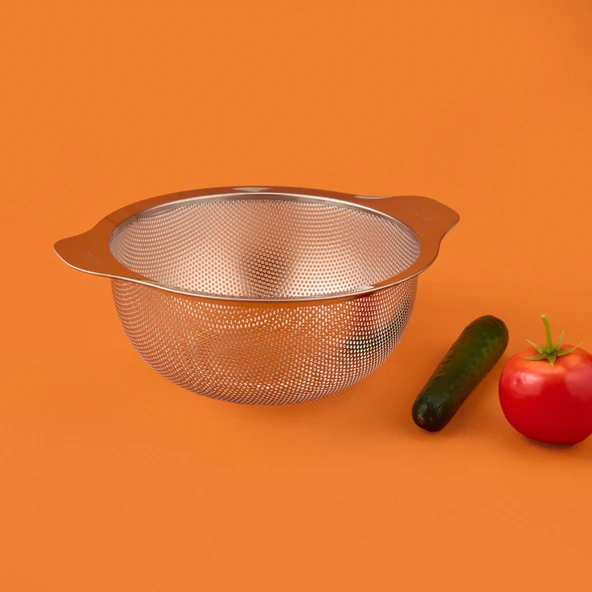 Çelik Süzgeç - Gri - 20 cm - 2