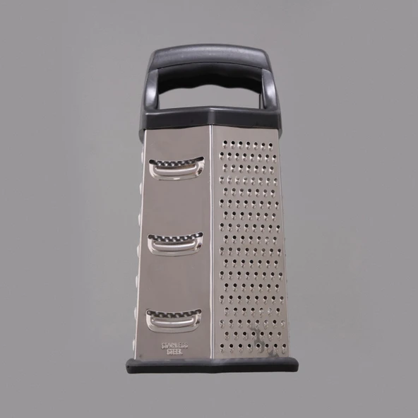 Aage Altıgen Rende - Gri - 12 cm