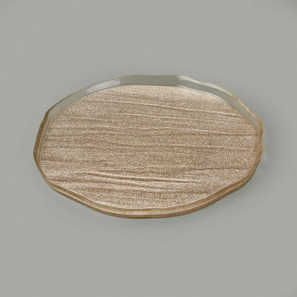Kitchen Luna 4'lü Tabak - Bej - 21 cm - 3