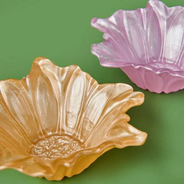 Kitchen Papatya 4'lü Çerezlik - Pembe - 10 cm - 3