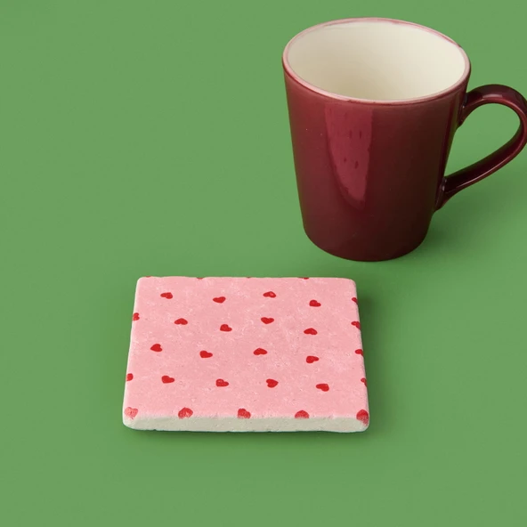 Kitchen Kalpli Bardak Altlığı - Renkli - 10 cm - 2