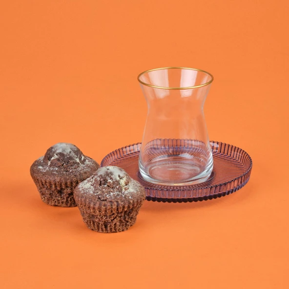 Kitchen 6'lı Çay Tabağı - Mavi - 12 cm - 2