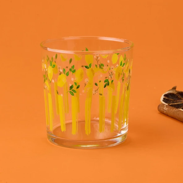 Frutta Cam Su Bardağı - Sarı - 380 ml - 2