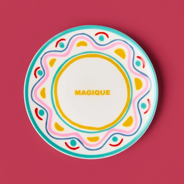 Kitchen Magique Pasta Tabağı - Renkli - 19 cm - 3