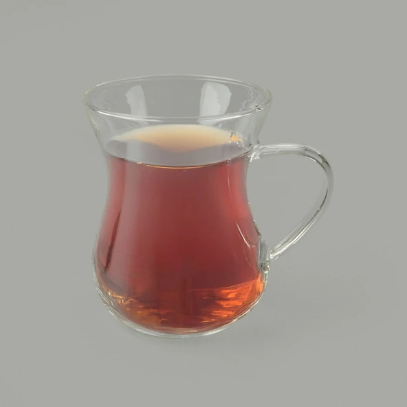 Keyif 6'lı Cam Kupa - Şeffaf - 200 ml - 3