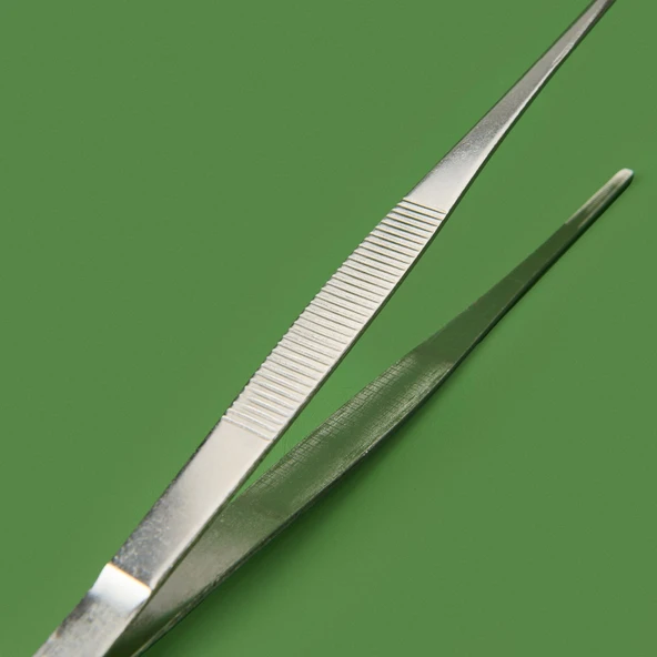 Düz Dekor Cımbızı - Gri - 25 cm - 3