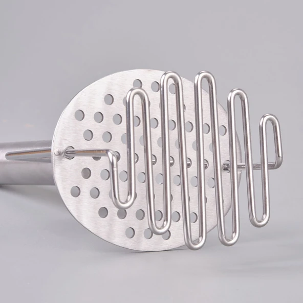 2 Katlı Patates Ezici - Gri - 34 cm - 3