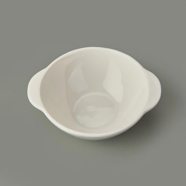 Porselen Sosluk - Beyaz - 6 cm - 3