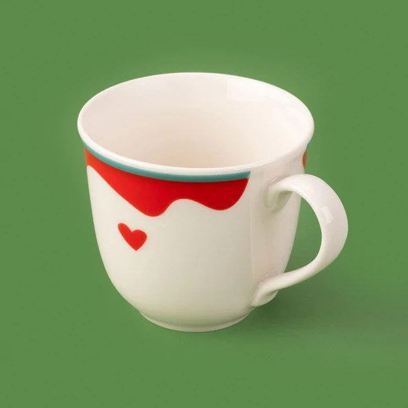 Kitchen Granny Kupa - Kırmızı / Yeşil - 290 ml - 2