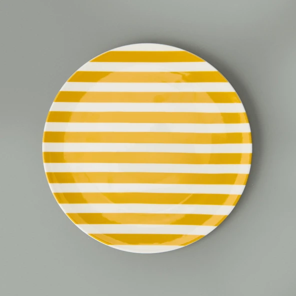 Kitchen Love Yourself Servis Tabağı - Sarı - 25 cm - 3