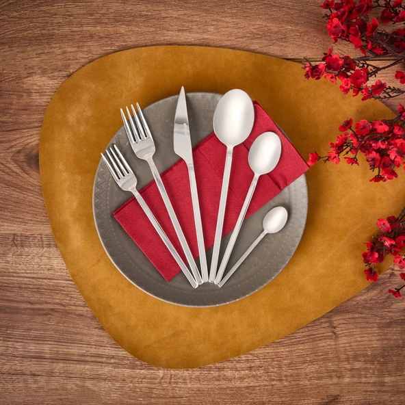 Diamond 72 Parça Çatal Kaşık Bıçak Seti - Inox