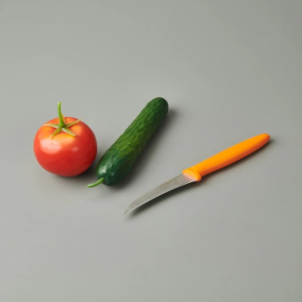 Kıvrık Soyma Bıçağı - Pembe - 9 cm - 3