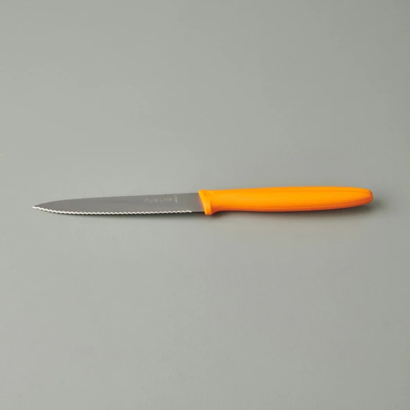 Dişli Sebze Bıçağı - Turuncu - 12 cm - 2