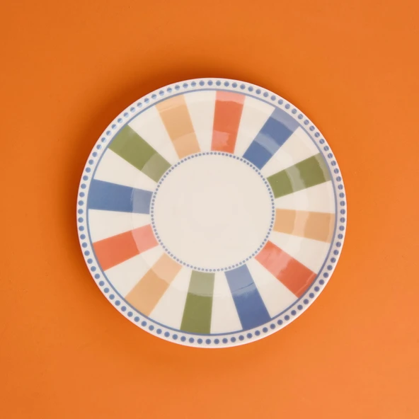 Kitchen Colourful Pasta Tabağı - Renkli - 19 cm - 3