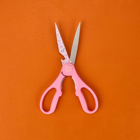 Desenli Mutfak Makası - Asorti - 25 cm - 3