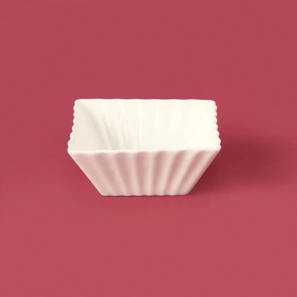 Kare Sütun Sosluk - Beyaz - 7 cm