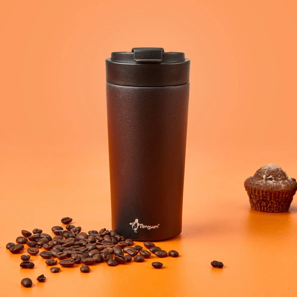 Mug Termos - Siyah - 380 ml