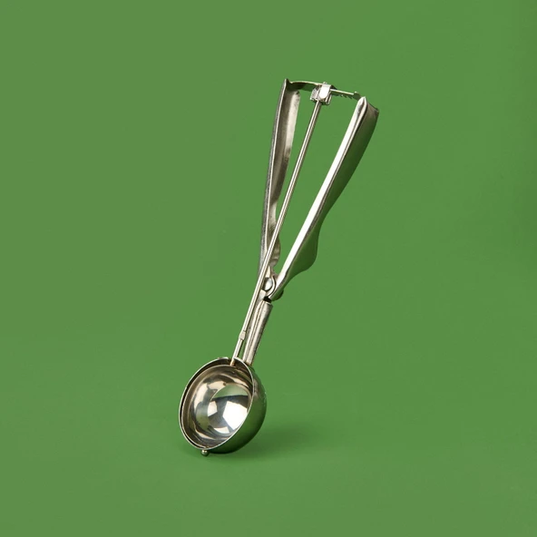 Paslanmaz Çelik Dondurma Kaşığı - Inox - 22 cm