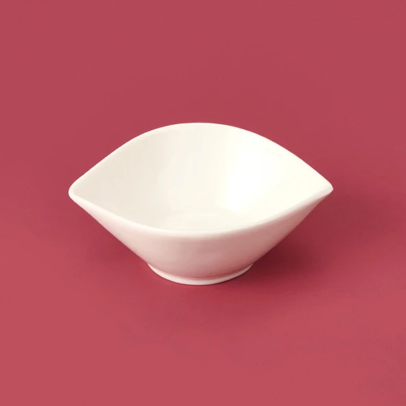 Yaprak Çerezlik - Beyaz - 11 cm - 2