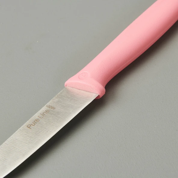 Sivri Soyma Bıçağı - Pembe - 9 cm - 3