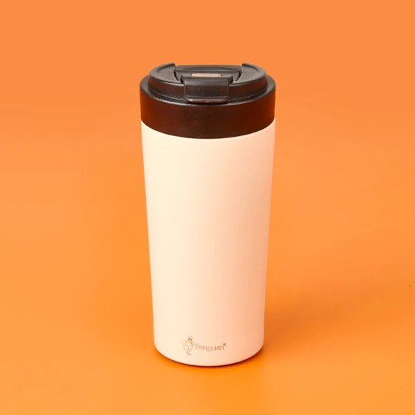 Mug Termos - Beyaz / Siyah - 380 ml - 2