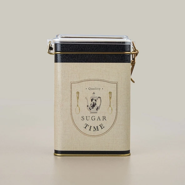 Azura Sugar Metal Saklama Kabı - Renkli - 7,5x10x15 cm - 2