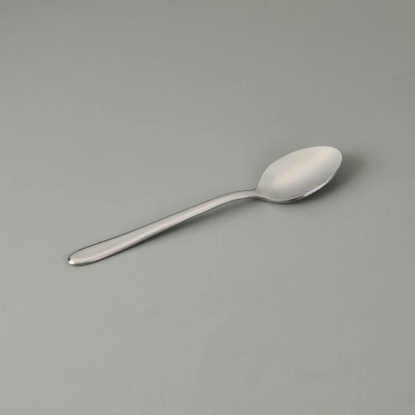 Sultan Sade 6'lı Çay Kaşığı - Gri - 11,5 cm - 2