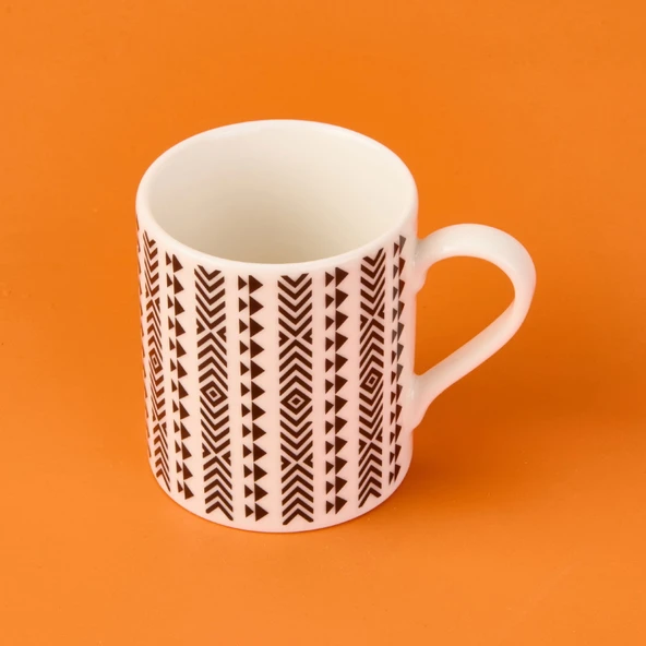Kitchen Ethnic Kupa - Siyah / Beyaz - 290 ml - 3