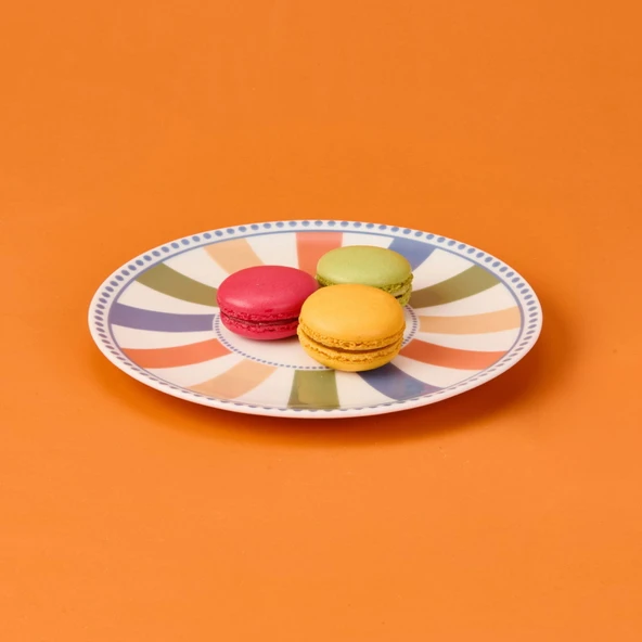 Kitchen Colourful Pasta Tabağı - Renkli - 19 cm - 2