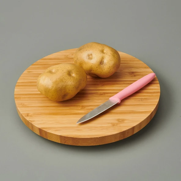 Sivri Soyma Bıçağı - Pembe - 9 cm - 2