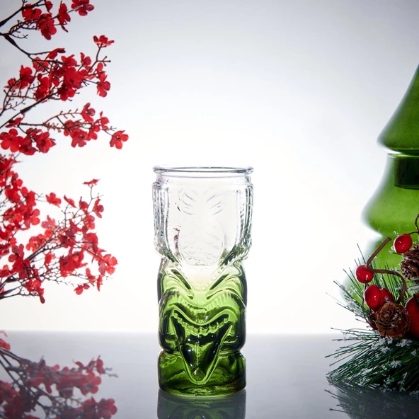 Glass T-Çekiç Bardak -Yeşil - 270 cc
