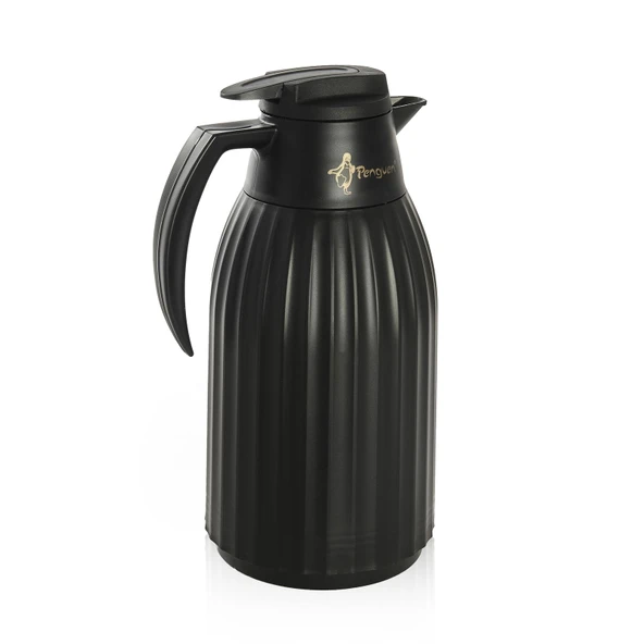 Cam Çay Termosu - Siyah - 1,5 lt - 2