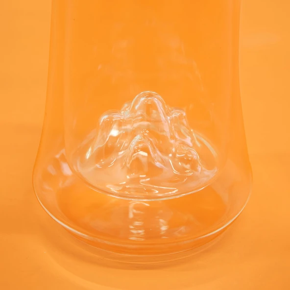 Çift Cidarlı Figürlü Meşrubat Bardağı - Şeffaf - 300 ml - 3