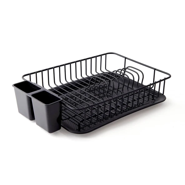 Tezgah Üstü Bulaşıklık - Siyah - 42x27,5x9,5 cm - 3