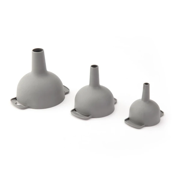 3'lü Süzgeçli Huni Seti - Asorti ürün görseli