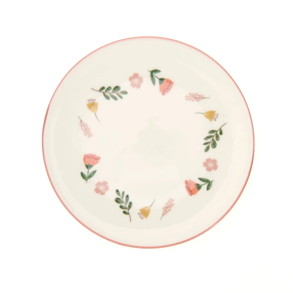 Porselen Faylinn Pasta Tabağı - Renkli - 19 cm - 2