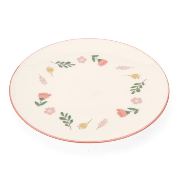 Porselen Faylinn Pasta Tabağı - Renkli - 19 cm - 3