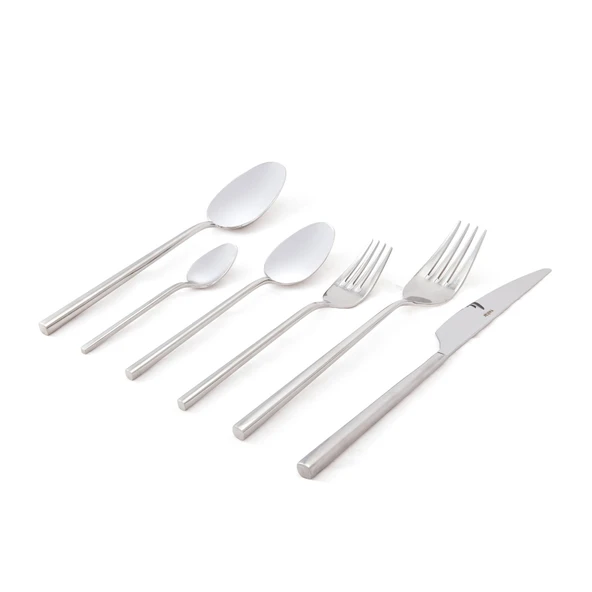 Gloria Sade 36 Parça Çatal Kaşık Bıçak Seti - Gri - 3