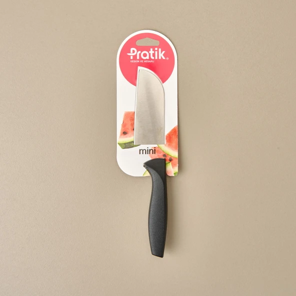 Mini Santoku Şef Bıçağı - Siyah - 25 cm - 2
