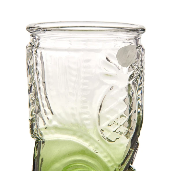 Glass T-Çekiç Bardak -Yeşil - 270 cc - 3