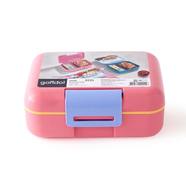 Tasty Beslenme Kabı - Asorti - 19x14,5x17 cm